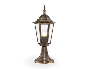 Уличный ландшафтный светильник 1*Е27 ST2025 GD/BK/CL золото/черный/прозрачный ST Garden Ambrella