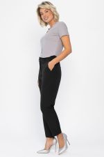 Брюки укороченные Энни (черные) Б14284-10М LT Collection