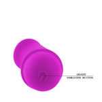 Фиолетовый вибратор Pretty Love Antony - 11,7 см. (Цвет: фиолетовый)