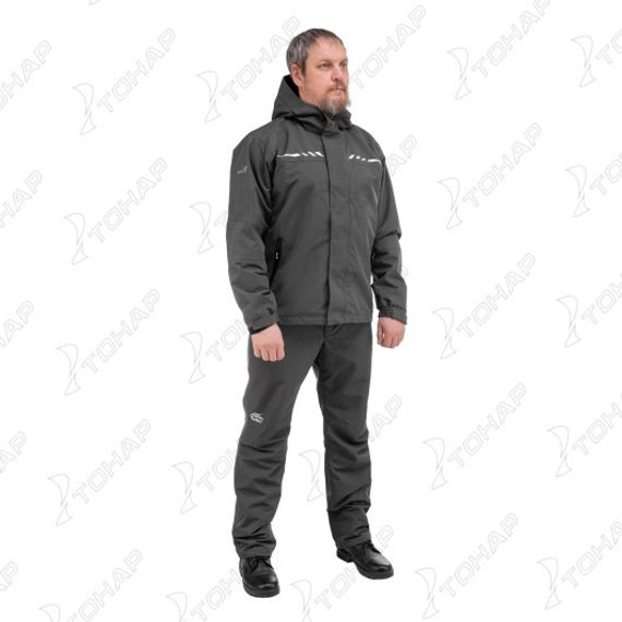 Костюм мембранный BERG графит 10/10К р.L (T-KSB-L-50/176-GR) Helios