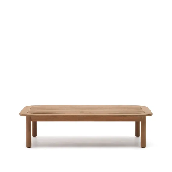 Уличный журнальный столик Sacaleta 140x89 см из массива эвкалипта