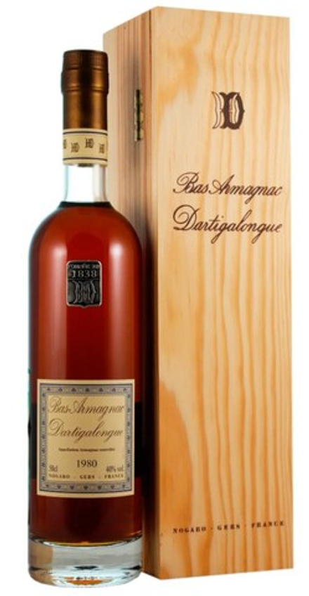 Арманьяк Dartigalongue, Bas Armagnac AOC, 1980, 0.5 л.