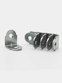 Мебельный крепежный уголок кронштейн, 20x20x16 мм, 50 шт.