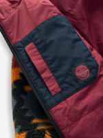 Куртка двусторонняя с капюшоном Next Q60-560, Бордовый, Серый