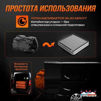 Надувная подушка «AcroBag» для фристайла и экстрим-прыжков, 10×10×3,5 м