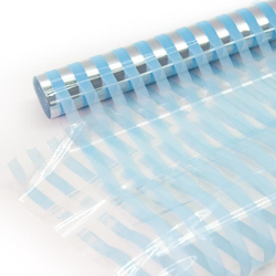 Пленка прозрачная "Полоски" (10м)