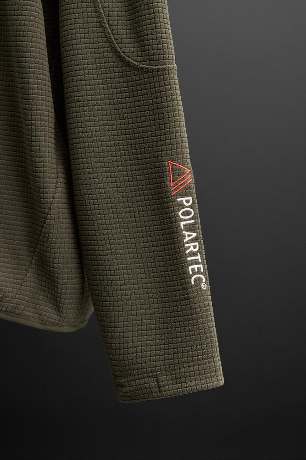 ZARA ТОЛСТОВКА POLARTEC © С ЗАСТЕЖКОЙ-МОЛНИЕЙ, ЗЕЛЕНЫЙ