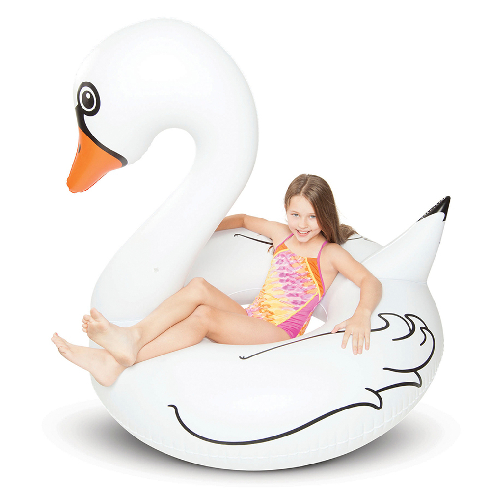 Круг надувной white swan