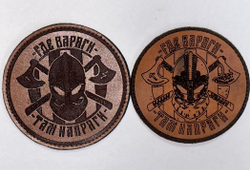Шеврон Где Варяги Там Напряги кожа (G)