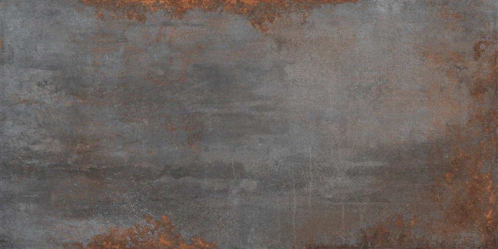Глазурованный керамогранит Copper Metal 60x120 см 1.44 м² матовый цвет разноцветный