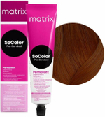 Matrix SoColor перманентная крем-краска для волос Pre-Bonded, 5Bc светлый шатен коричнево-медный, 90 мл