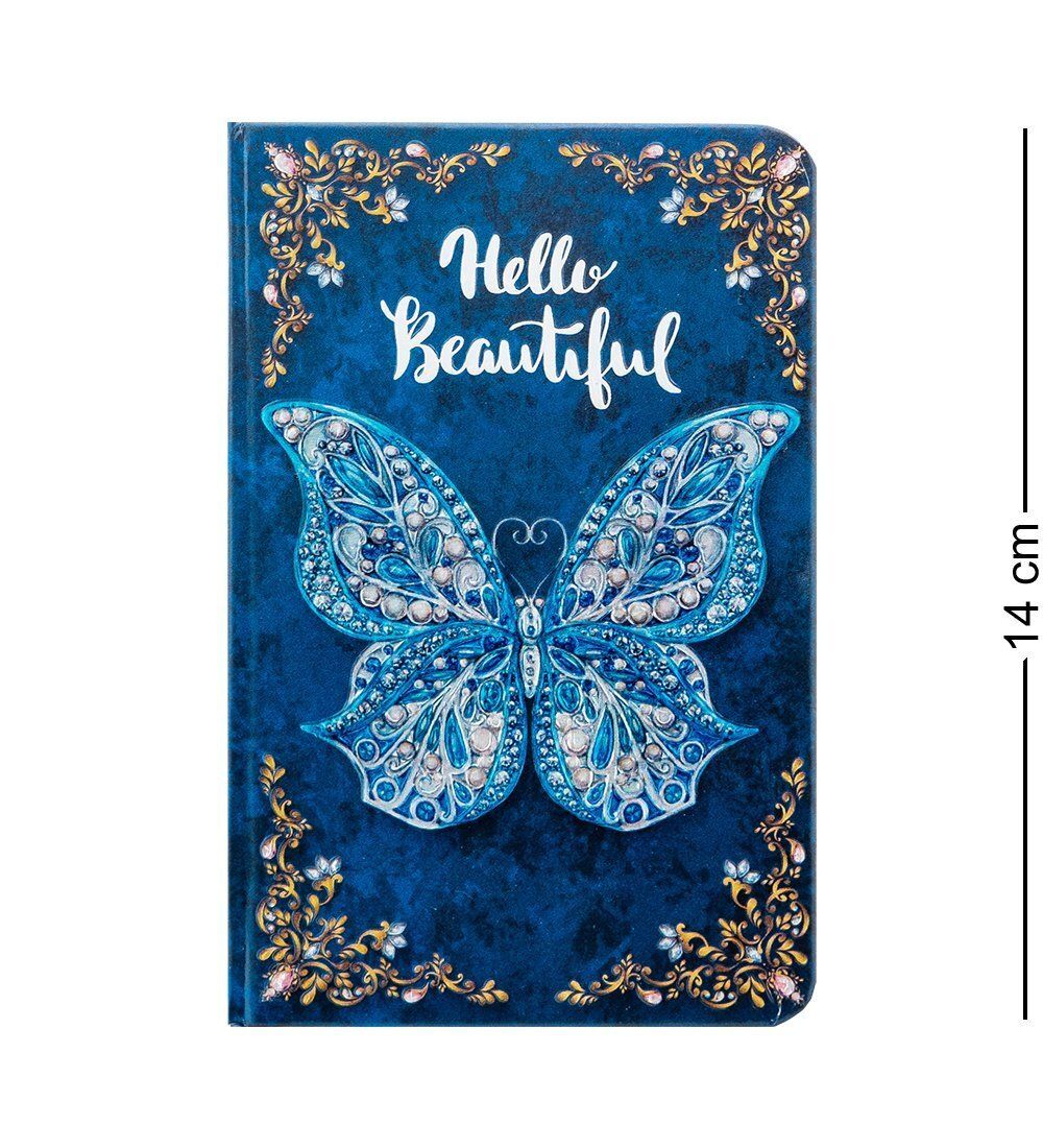 BM-11/4 Блокнот мал. «Бабочки» (3D твердая обложка)