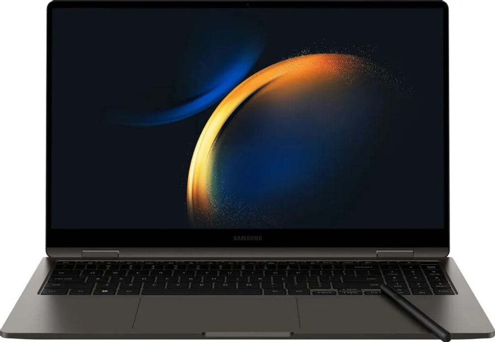 Ноутбук  Samsung Galaxy Book3 360 15.6 ", Core i7, 16 Гб RAM, 1 Тб SSD, Iris Xe Graphics, Графитовый