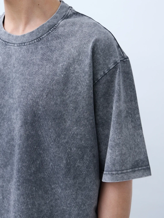 Футболка (серый) Garment dyed 230 г