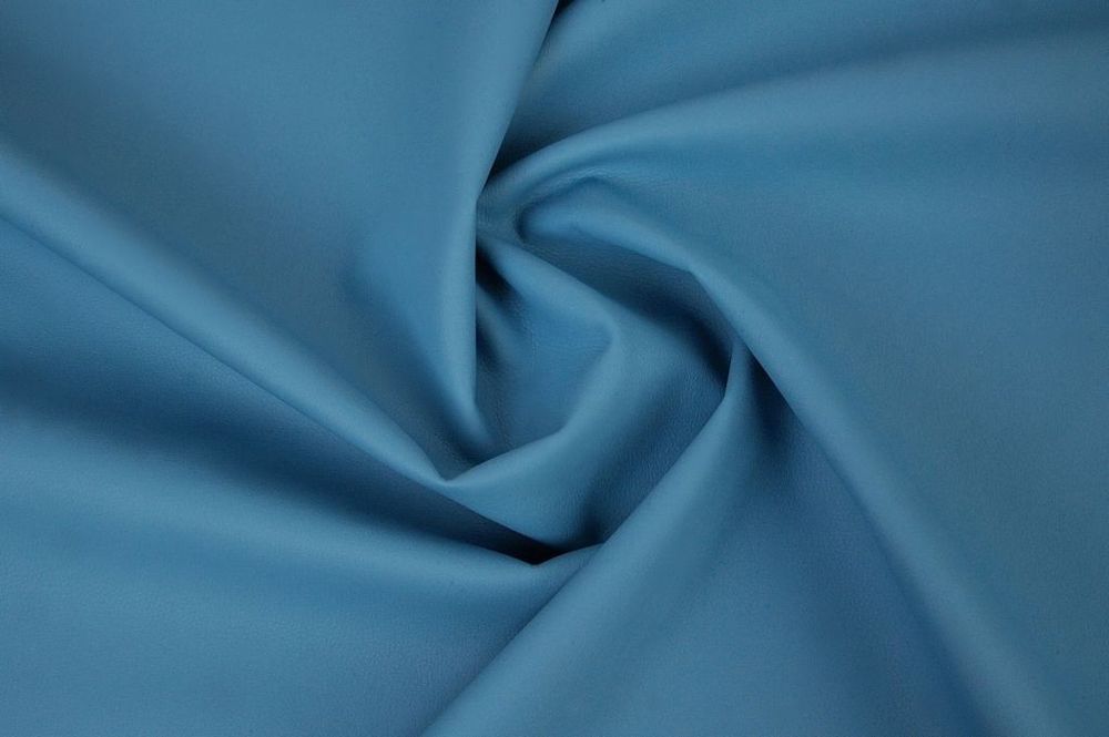 Мебельная ткань искусственная кожа Nature (голубой)