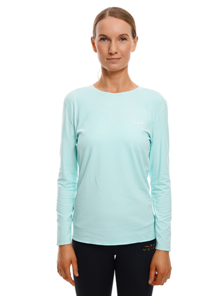 ЛОНГСЛИВ УТЕПЛЕННЫЙ ЖЕНСКИЙ WARM LONG SLEEVES TEE | AQUA