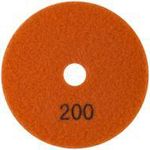 39853 Алмазный гибкий шлифовальный круг 100 мм, Р 200, АГШК (липучка), сухое шлифование FIT