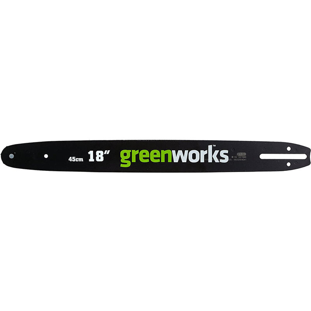 Шина для цепной пилы GREENWORKS 29777 46 см