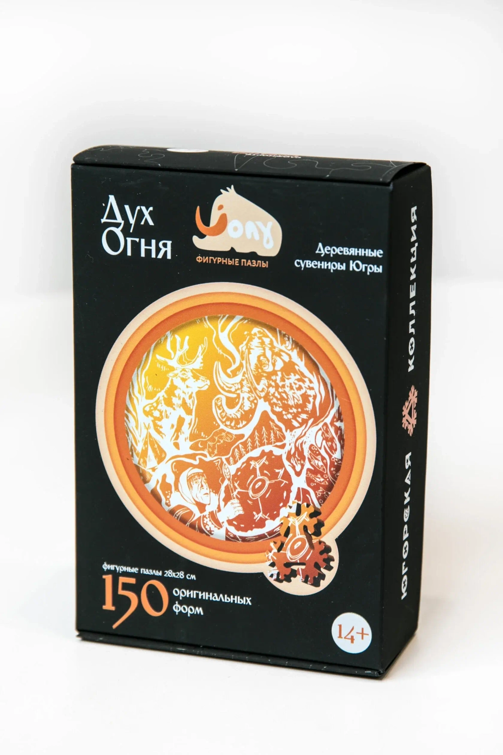 Пазл "Дух огня" лайт оранжевые 19*13*6 см, 150 элементов