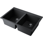 Мойка Omoikiri Bosen 80-2-BL Tetogranit/черный