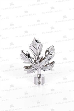 Наконечник АМ Виноградный лист 16мм, гл.серебро