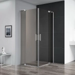 Душевой уголок Cezares Slider 70х100 SLIDER-AH-2-70/80-100/110-BR-Cr стекло бронза тонированное/профиль хром