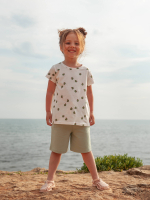 Футболка для девочек Mjölk Яблочки