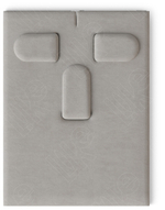 Вкладыш 08/наклонный/для гарнитура/3 язычка/прорезь для нитки