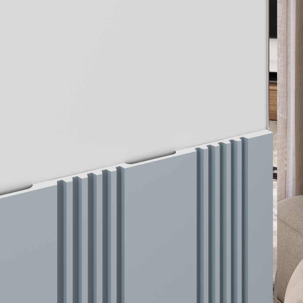 Cosca Decor. Молдинг финишный MF002, 38х12x2800мм, Экополимер