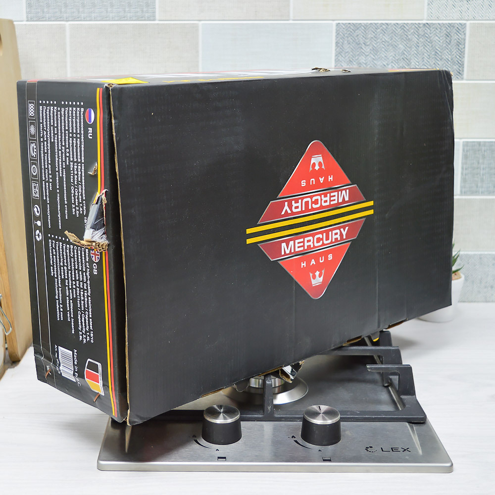 Набор кастрюль 3 предмета (1,4л, 2л, 2,9л) нерж, индукция Turno "MercuryHaus"