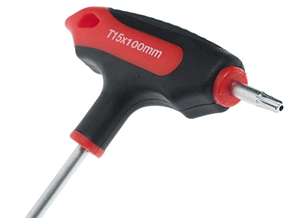 Ключ TORX Т-образный T15H с отверстием JTC