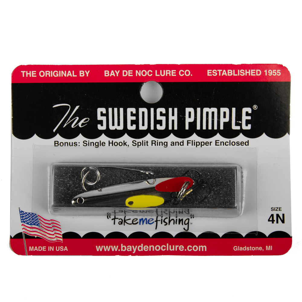 Блесна Bay de Noc Swedish Pimple #4 (44мм, 7гр)