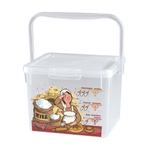 Контейнер для муки с декором 5,3 л (бесцветный)