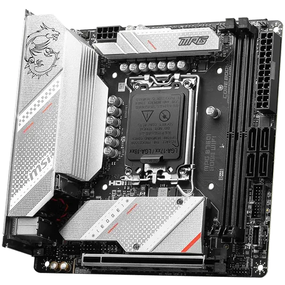 Материнская плата MSI MPG B760I EDGE WIFI, B760, Mini-ITX,BOX (MPG B760I EDGE WIFI)