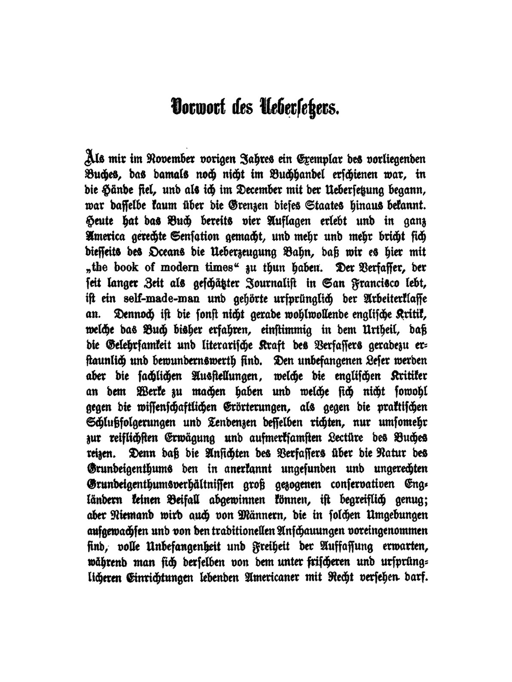 Fortschritt und Armuth. Eine untersuchung über die Ursache der industriellen Krisen und der Zunahme der Armuth bein zunehmendem Reichthum | George Henry