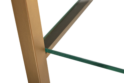 Стеллаж 71х48х202см Garda Decor Полусфера матовое золото