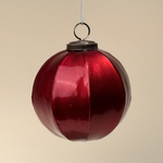 Елочная игрушка "Шар" (стекло), D10 см, Красный