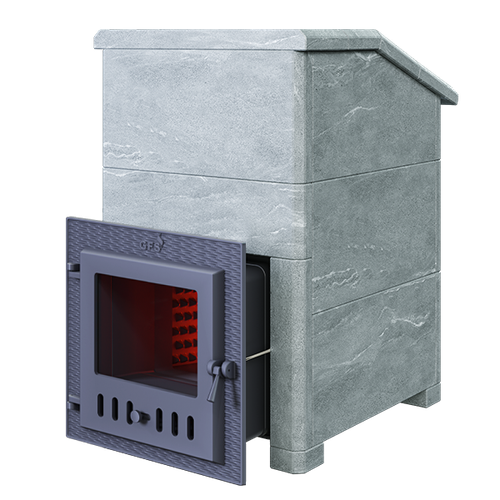 Чугунная печь для бани Комплект GFS ЗК 25 (М) Президент 1000/40/50 Талькохлорит