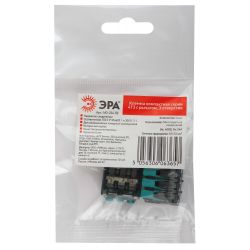 Клемма ЭРА компактная серия 413 с рычагом 3 отверстия 0.5-4 мм2 упаковка 2 шт.