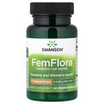 Swanson Vitamins, FemFlora, пробиотик для женщин, 9,8 млрд КОЕ, 60 веганских капсул