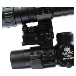 Зеленый лазерный фонарь LaserSpeed LS-KS1-G50A - Тактическая кнопка и выносное управление