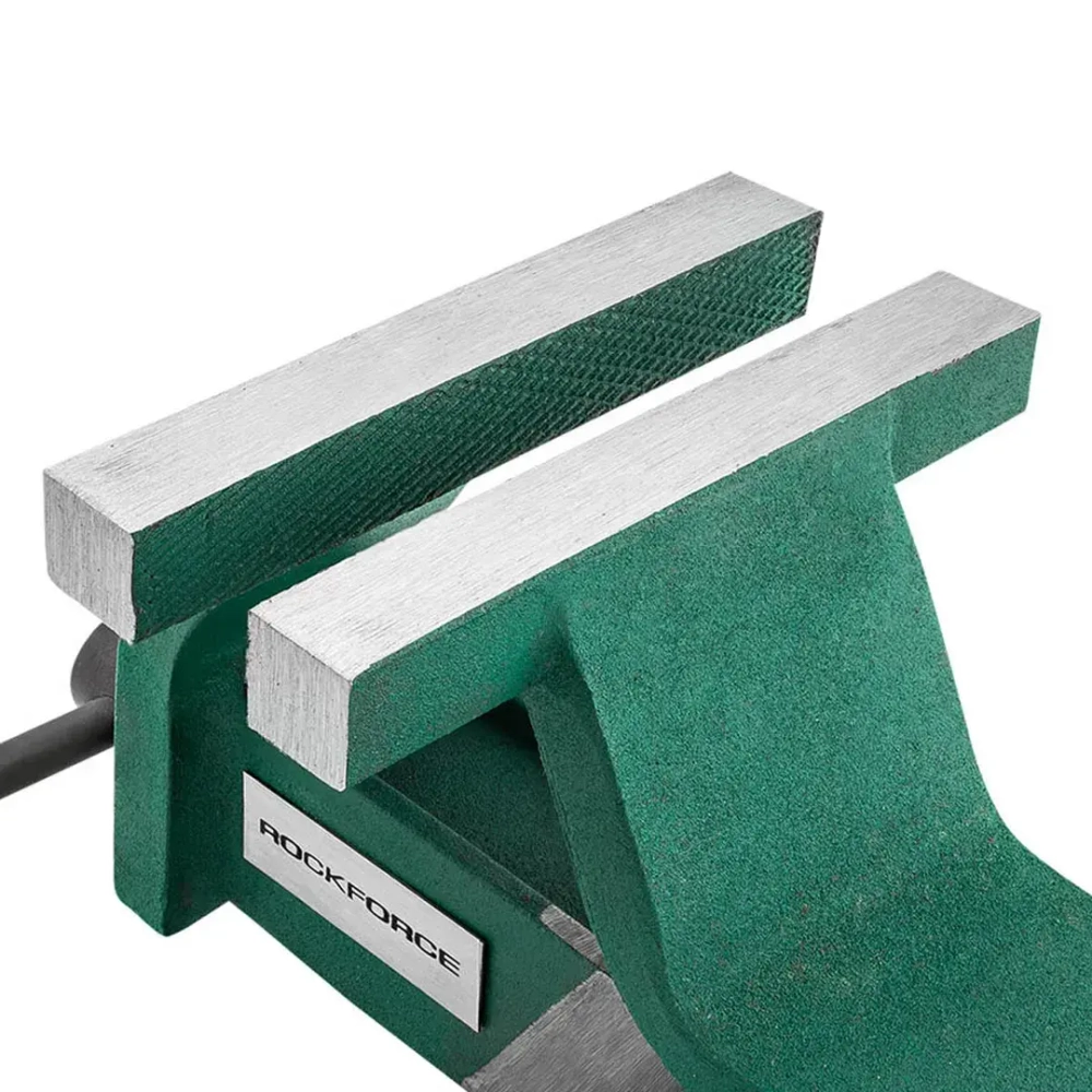 Тиски стальные поворотные с наковальней 8''-200мм RockForce RF-6540808