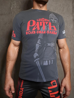 Футболка тренировочная Legenda Рать с коротким рукавом,черная