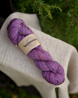 Носочный твид "Лавандовый"