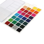 Акварель медовая "Классика" 32 цвета, без кисти, пластик (Гамма)