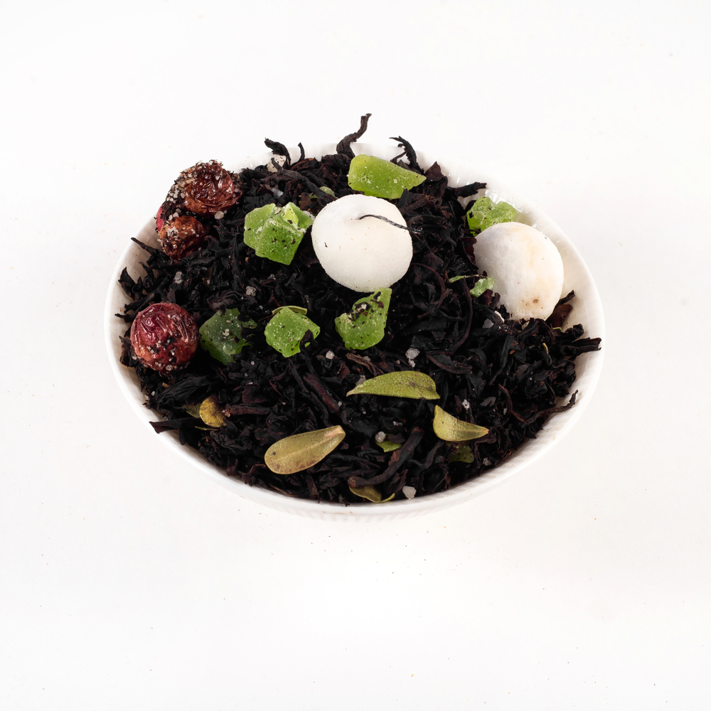 7756D Чай черный ароматизированный БАЗОВАЯ коллекция "Морозное лакомство"