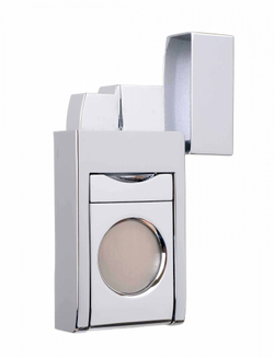 Зажигалка Caseti сигарная турбо, черная, с гильотиной CA285-1