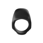 Стимулирующая насадка на пенис и мошонку (Цвет: черный)