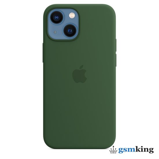 Apple Silicone Case with MagSafe iPhone 13 Mini Clover «Зелёный клевер» MM1X3ZE/A