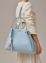 Кожаная сумка Vasilisa DBR 31210 светло-голубой